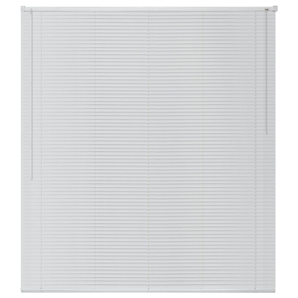 Window Blinds Aluminium 100x160 cm White